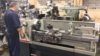 15quot x 50quot CLAUSINGCOLCHESTER ENGINE LATHE [upl. by Odrarej]