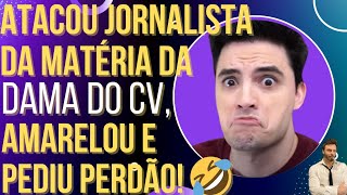 Felipe Neto ataca jornalista que denunciou Dama do CV amarela e pede perdão [upl. by Terena764]