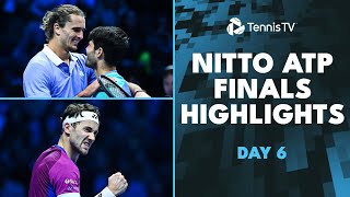 Alcaraz vs Zverev Thriller Ruud vs Rublev For SemiFinal Spot  Nitto ATP Finals Highlights Day 6 [upl. by Quickman]