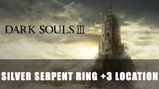 Dark Souls 3 The Ringed City  Silver Serpent Ring 3 Location [upl. by Aicittel235]