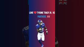 Love Tyrone Tracy Jr vs bad panthers run defense fantasyfootballtips startsit rankings giants [upl. by Lacim]