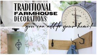 Old Farmhouse Style Decor  Traditional Farmhouse Style  Antique Home Decor  Authentic Farmhouse [upl. by Ilaw]