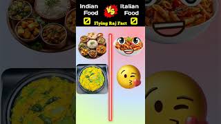 Indian Food 🆚 Italian Food❓ Fun Short  Funny 🤣 Short  DesiTadka ItalianFood short [upl. by Barret368]