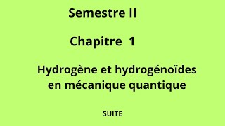 Chapitre I 2sem suite 1amp L1 [upl. by Adnaral]