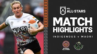 NRL All Stars 2022  Indigenous v Maori Match Highlights  NRLW [upl. by Cheri]