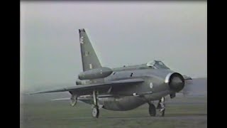 RAF Binbrook lightnings22nd December 1987 [upl. by Emixam]