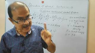 Structure of atomclass 11chemistry Quantum mechanical model of atom Lecture no 13 [upl. by Azer632]