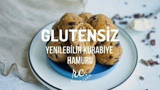 Yenilebilir Kurabiye Hamuru I Glutensizamp Şekersiz 5 Malzemeli [upl. by Glavin]