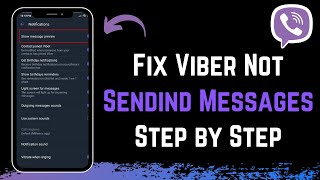 How to Fix Viber Not Sending Messages  2023 [upl. by Sanson]