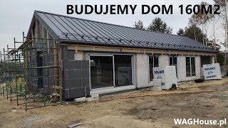 Budujemy DOM 160m2  NOWOCZESNA STODOŁA  Elewacja [upl. by Winni531]