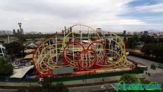 Montaña Quimera Triple Loop  Drone view [upl. by Ellenahs]