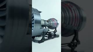 Highly restored Rolls Royce Trent 900 turbofan engine model [upl. by Ahsinauj710]