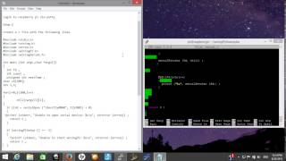 Serial communication using wiringPi raspberry pi [upl. by Hamlet]