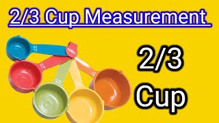 23 Cup Measurement  23 Cup Flour  23 Cup Is How much  Bakery measurements [upl. by Leiahtan202]