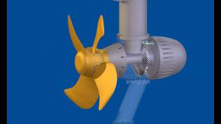 Azimuth propeller Autodesk Inventor simulation [upl. by Aramac132]