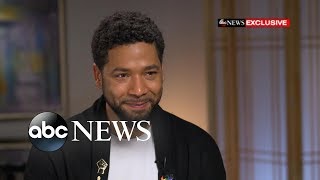 Jussie Smolletts message to LBGTQ community after alleged attack  GMA [upl. by Yeloc25]