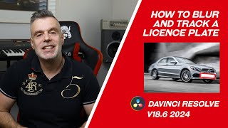 How to track and blur a licence plate or any object in Davinci Resolve [upl. by Eada]