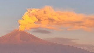 Actividad Volcán Popocatépetl está en vivo [upl. by Nereids]