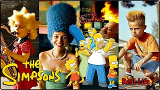 OS SIMPSONS  THE SIMPSONS  COMO SERIA UM FILME LIVE ACTION DO DESENHO ANIMADO  VIDA REAL LIFE [upl. by Rue526]