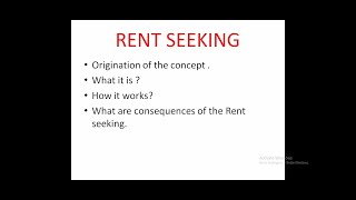 RENT SEEKING Economic Concept UPSC Pre mains UPSC CONCEPTS WITH SUNIL SARAN [upl. by Bartholemy]