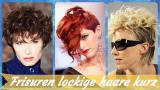 Die ⭐ neue 20 Ideen zu frisuren fur kurze lockige haare 2019 [upl. by Ani]