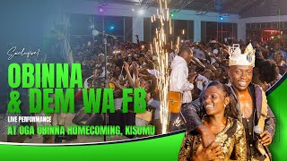 OGA OBINNA amp DAME WA FACEBOOK FULL PERFORMANCE AT OBINAS HOMECOMING [upl. by Ahsaf]