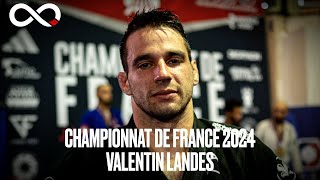 Valentin Landes  Championnat de France GI 2024 CFJJB [upl. by Herman]