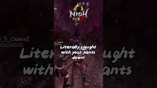 Caught with their pants down Nioh 2 gaming gamingshorts funnygameplay [upl. by Jessen243]