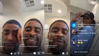 Nique and Dwayne Bacon IG Live  getting pedicures 62822 [upl. by Seaden539]