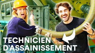 Travailler dans l’assainissement les vidanges  Technicien de Maintenance Environnementale [upl. by Nnylarej356]