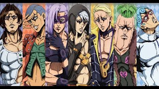 Golden Wind La Squadra English Dub Voices Squadra Esecuzioni [upl. by Rawden]