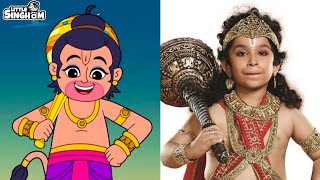 Little singham characters in real life  All cartoon characters [upl. by Oswin]