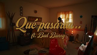 Rauw Alejandro amp Bad Bunny  Qué Pasaría Lyric Video [upl. by Zsa]