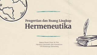 Hermeneutika Suatu Pengantar [upl. by Akienahs762]