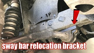 Tacoma sway bar relocation bracket [upl. by Un611]