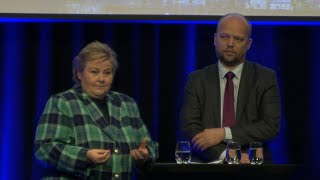 Partilederduell Hvordan utvikle norsk industri Moderator Sindre Heyerdahl Yara Høstseminar 2024 [upl. by Aniluap]