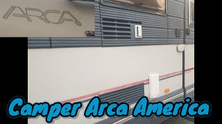 come raffredare frigo trivalente CAMPER ARCA AMERICA [upl. by Atekram]