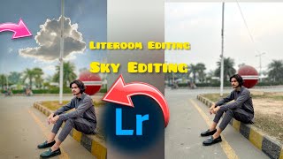 sky background photo editing lightroom photo editing me sky light kaise lagayeLiteroom [upl. by Letta]