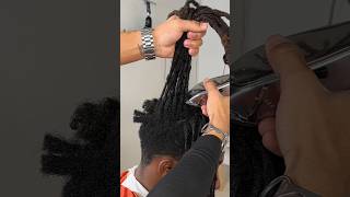 4 Years Of Dreadlocks Chopped Off In Seconds [upl. by Avot73]