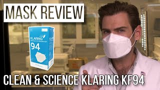 A Great Day in Package Land  Clean amp Science Klaring KF94 Face Mask Review [upl. by Fotinas]