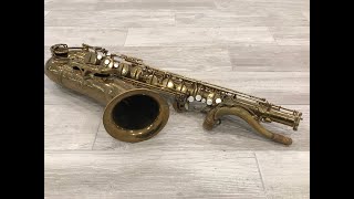 Selmer MK VI 87xxx tenor saxophone 1960 [upl. by Neelon]