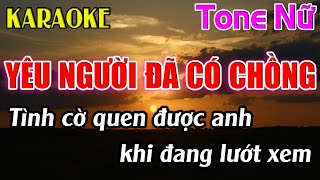 Yêu Người Đã Có Chồng Karaoke Tone Nữ  Bm  Karaoke Dễ Hát  Beat Mới [upl. by Llednew882]