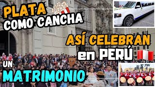 Así CELEBRAN en Perú un MATRIMONIO con mucho DINERO 💰 2024 [upl. by Forsta]