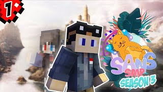 Minecraft Sans SMP S3  Perjuangan di Pulau Terpencil Episode 1 [upl. by Andria905]