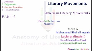 American Literary Movements Part I [upl. by Lemert]