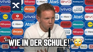 Nagelsmann beschwert sich über Reporter  EM 2024 [upl. by Yliab]