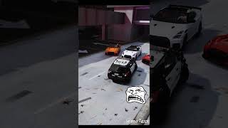 Ford Police 🚓 vs Nissan GTR R35 ☠️ GTA V gta subscribe like rockstargames RockstarGames [upl. by Ardna926]