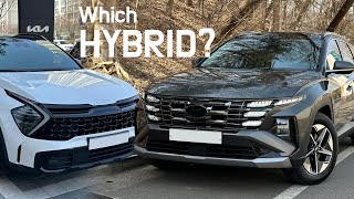 2025 Hyundai Tucson Hybrid Facelift vs 2025 Kia Sportage Hybrid 30th Anniversary Edition Compared [upl. by Dafodil]