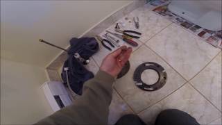 Replacing a Toilet Flange  Plumbing 101 [upl. by Sulokcin]