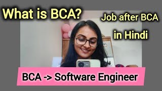 My 3 years of BCA in Hindi  Software Engineer after BCA [upl. by Chute]